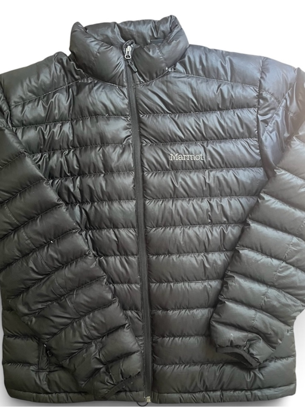 Marmot Men's Black Quilted Down Puffer Jacket